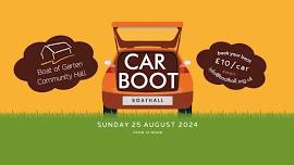 Car Boot Sale at Boat of Garten Community Hall