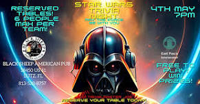 Star Wars Original Trilogy Trivia at Black Sheep American Pub Lutz