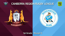 Canberra Round 11 - 1st Grade - Queanbeyan Kangaroos v Queanbeyan Blues