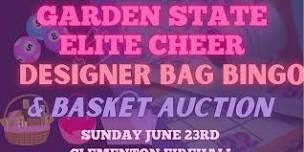 GSE Cheer designer bag bingo and basket auction