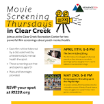 Movie Screening Thursdays in Clear Creek