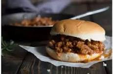 Sloppy Joe lunch