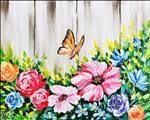 Double Paint Points! Spring Flowers & Butterfly