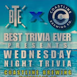 Trivia Night at Coastline Brewing Co. - Westbrook CT - Wednesdays - Sept 18 2024 - 7pm-9pm