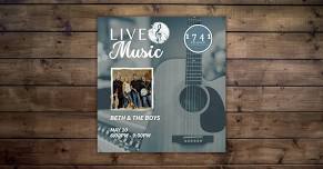 Friday Night Live Music Series Featuring Beth and the Boys Under the Tent at 1741 Pub & Grill