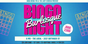 Burlesque Bingo at The Local - June 23rd