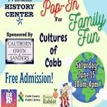 Pop-In at the Marietta History Center: Cultures of Cobb