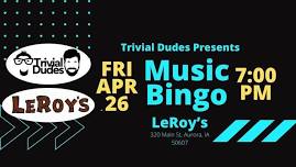 Music Bingo at LeRoy's