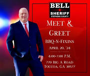 Meet and greet with Dennis H. Bell candidate,  for Stephens County Sheriff