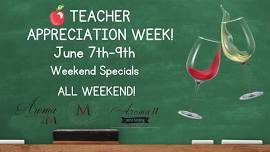 Teacher Appreciation Weekend!