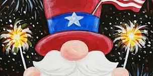 4th of July Gnome Paint Party