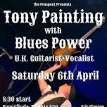 Tony Painting with Blues Power