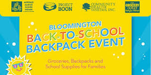 Volunteers needed for our upcoming Back-to-School event in Bloomington!