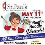 ST. PAUL’S BEEF AND NOODLE DINNER