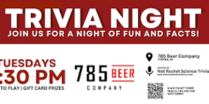 785 Beer Company Trivia Night