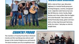 Bluegrass Concert: Mountain Highway and Country Proud