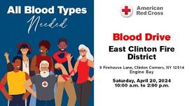 American Red Cross Blood Drive at East Clinton Firehouse