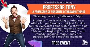 Professor Tony: West Unity Branch Library