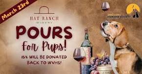 Pours for Pups @ Hat Ranch Winery