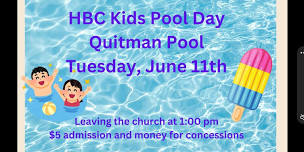 HBC Kids Pool Day