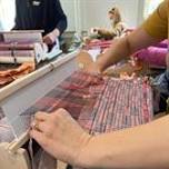 Weaving Workshop with Dahlia Popovits Weave a Clasped Weft Scarf: Wed/Thurs June 5-6 10AM-3PM