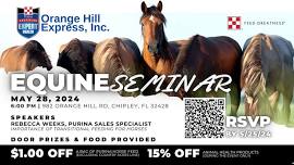 Join us for an Equine Seminar