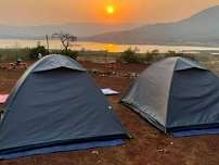 Offbeat Camping with Sunset Swimming, 360 degree views, BBQ & Bonfire