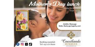 Mother's Day Lunch @ Coastlands Musgrave Hotel