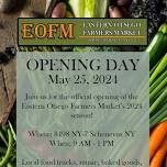 Eastern Otsego Farmers Market Opening Day