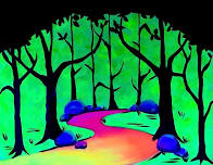 Neon Paint and Wine Night in Dunedin - Enchanted Forest