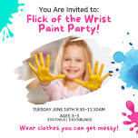 Little Paint Party! (AGES 3-5 ONLY)