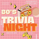 80s Trivia Night✨️