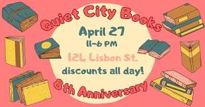 Quiet City Books's 8th Anniversary!