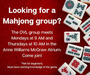 Mahjong at the Osterville Village Library