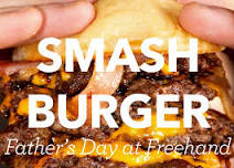 Smash Burgers at Freehand with Live Music on Sat. 3-5pm