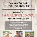 Van Cleve Dine to Donate at Long Shots!