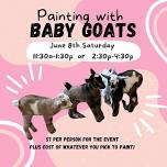 Painting With Baby Goats