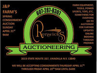 J&P FARM's spring consignment auction