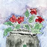 Watercolor Series for Beginners: Geraniums