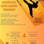 1st Annual Western Hills Karate Academy Tournament