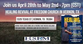 HEALING REVIVAL  IN VERNON,. TEXAS!