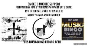 Smoke & Muddle Support Monkey's Pack Animal Shelter