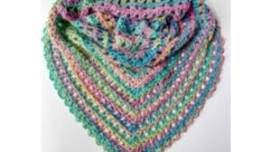 Lacey Crochet Triangle Scarf Class