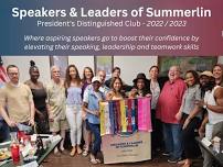 Speakers & Leaders of Summerlin Toastmasters Meeting