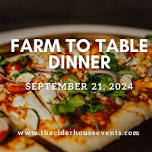 Farm To Table Dinner