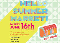 Caravan 'HELLO SUMMER!' Artist Market