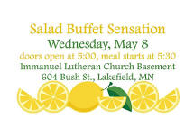 Salad Buffet Sensation at Immanuel Lutheran Church, Lakefield MN