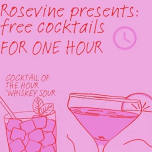 Free cocktails for one hour