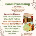 Food Processing: Both Waterbath & Pressure Canner Methods — Murray, Kentucky Tourism