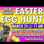 Palm Sunday Worship, Cantata, and Egg Hunt